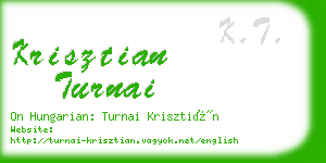 krisztian turnai business card